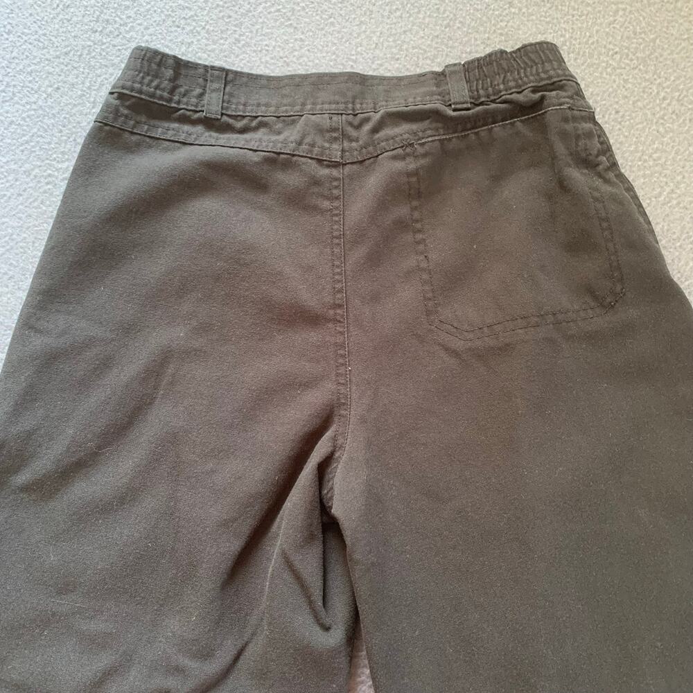 Vintage Pilot Co Girls Sz 14 Black Tapered Jogger Pants Elastic Hem 90s Pleated - Picture 5 of 13